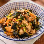 【豆腐と野菜の韓国風炒め】コチュジャンで旨辛♪ご飯に合う