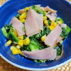 ヴェルの作ってみた!投稿(【ほうれん草のマヨサラダ】レンジで簡単！パパっと副菜♡)