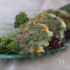 余ったパセリでパセリチーズのチヂミ
