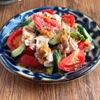 さっぱりヘルシー！豚しゃぶ＆夏野菜の【おかずサラダ】