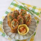 アスパラのめんマヨ肉巻きフライ【お弁当・お弁当のおかず】