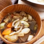 『根菜ときのこのけんちん汁』具だくさん♪炒めて美味しさUP！