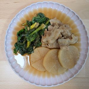 ゆいの作ってみた!投稿(【大根と豚肉のさっぱり煮】ポン酢とみりんで簡単味付け！)