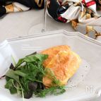 サーモンのチーズピカタ
