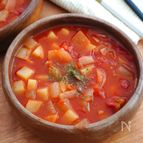 野菜たっぷりミネストローネ♪【ケチャップと砂糖がポイント！】