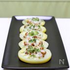フライパン不要！！「ポテトの納豆チーズ焼き」