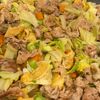 おすずの作ってみた!投稿(【豚こまとキャベツの和風だし醤油炒め】しょうが香る野菜炒め♪)