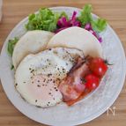 米粉と甘酒のパンケーキプレート(小麦不使用)