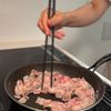 苦味を和らげて食べる【ゴーヤと豚バラ甘辛丼】の工程3