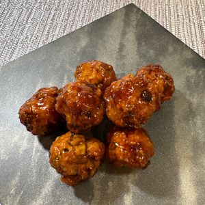 楽ラク手抜キッチン🐶🐾の作ってみた!投稿(【鶏だんごの照り焼き】甘辛味付けが魅力)