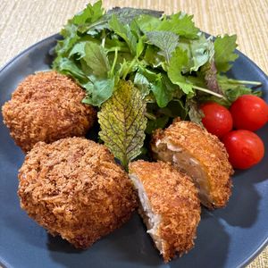 楽ラク手抜キッチン🐶🐾の作ってみた!投稿(おだしの風味が最高♡家族絶賛の【だしコロッケ】レンジで時短！)