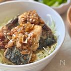 10分で完成！【ネギだれさば丼】