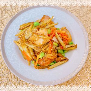 にゃ〜むずの作ってみた!投稿(【照り焼きごぼうチキン】ご飯が進む絶品和風おかず☆)