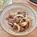 簡単絶品！【とろしゃき玉ねぎとやわらか砂肝炒め】