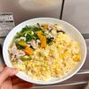 ケの作ってみた!投稿(【五目あんかけ炒飯】夫が絶賛！レンジ&フライパンで同時調理♡)