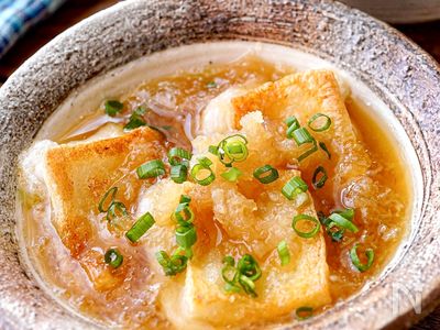 みぞれ揚げ出しもち】味付け簡単♪余ったおもちでほっこり♡ | レシピ