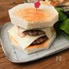 食パンで手軽に！ダブルチーズバーガー