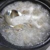 太麺が美味しい「あさりで作るさっぱり塩ラーメン」の工程3