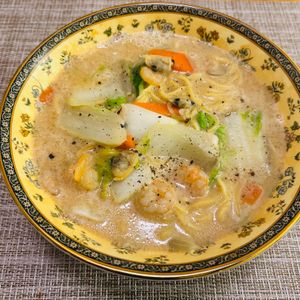 puricoの作ってみた!投稿(豆乳入りでマイルドな味わい！うまみたっぷりちゃんぽん)
