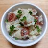 よっこの作ってみた!投稿(【焼きウインナー入り♡︎クリーミーなマスタードポテサラ】)