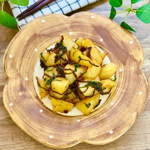 のりのり🐾🎀🤍の作ってみた!投稿(【しそ昆布じゃが味噌バター】クセになるおいしさ♡)