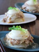 シンプル材料＆レンジで作るカブと豚バラの重ね蒸し。