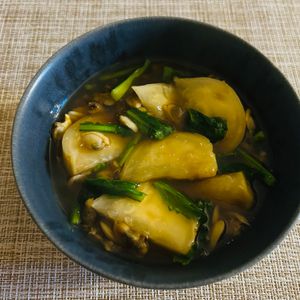 puricoの作ってみた!投稿(あと１品 ★ かぶとあさりのとろみあんスープ)