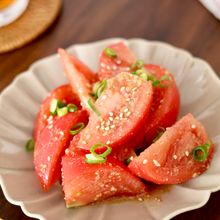 【1分完成⁈】トマトのうまだれ和え