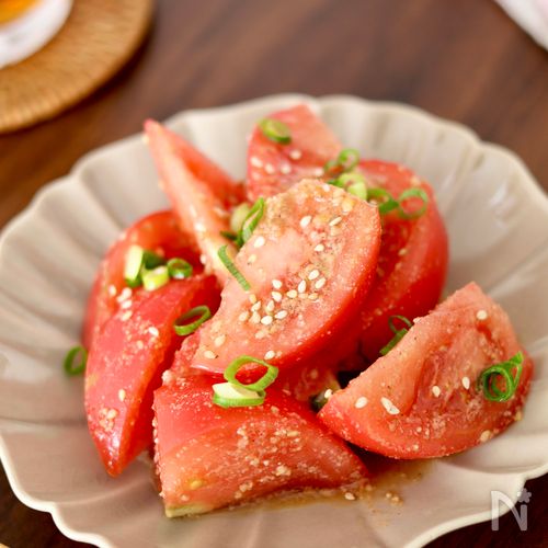 【1分完成⁈】トマトのうまだれ和え