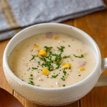 【おかわり必至♪とうもろこしの米粉ポタージュ】子供爆食♪
