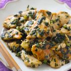 材料2つ！鶏むねニラまみれ
