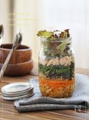 ジャーサラダ☆切干大根とキクラゲのツナサラダ