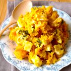 レンジで7分！【簡単かぼちゃサラダ】チーズ入り♩