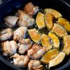 【カリッとねっとり】鶏とかぼちゃの甘辛黒こしょう和えの工程3