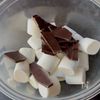 【豆腐ヨーグルトのマシュマロチョコチーズケーキ】の工程2