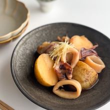 “生姜香る”いかと新じゃがの煮物