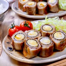 簡単なのに絶品すぎる！！『海苔チーズちくわの豚肉巻き』