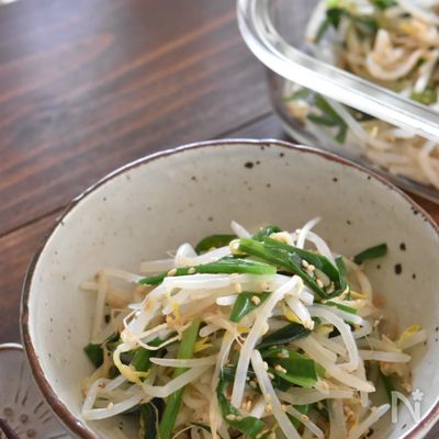 もやしとにらのナムル【作り置き】