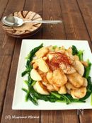 鶏むね肉とかぶの甘酢炒め