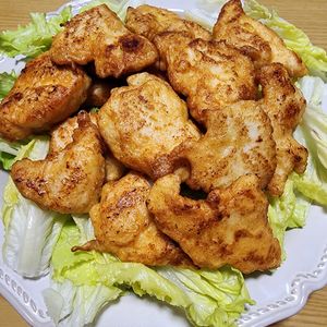 ナムディの作ってみた!投稿(【米粉de鶏天(ささみ)】絶品☆旨し☆冷めてもサクサク☆)