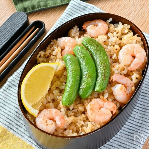 エビぷりぷり!ガーリックシュリンプ風簡単炒飯