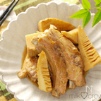 スペアリブと竹の子の煮物♪甘辛でご飯がすすむ