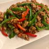あんこの作ってみた!投稿(10分で簡単!挽肉で時短【チンジャオロース丼】)