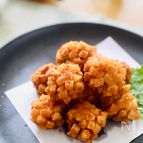 【鶏挽肉と枝豆のあじさい揚げ】ザクザク衣の変わり揚げレシピ♪