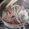 【カレールウで簡単】おそば屋さん風！定番のカレーうどんの工程3