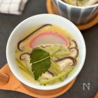 手軽に♪白だしで作る【ちくわ入り茶碗蒸し】