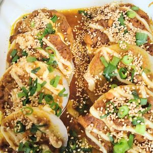 ゆみの作ってみた!投稿(【レンチン新玉の旨だれツナマヨビーム】甘い新玉に旨だれ最高！)