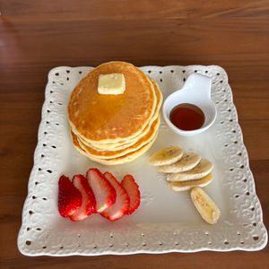 こむぎの作ってみた!投稿(昔ながらのふかふか食感【米粉のパンケーキ】)