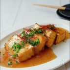 厚揚げステーキ＊かぶのみぞれあんかけ