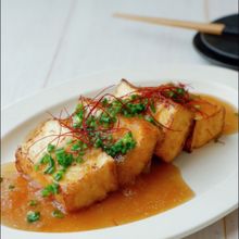 厚揚げステーキ＊かぶのみぞれあんかけ